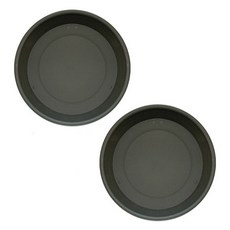 Elsso 塑膠花盆底盤, 黑色, 2個