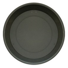 엘쏘 플라스틱 화분 받침, 블랙, 1개
