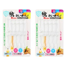 Dong-A PMS 圓筒型設計鉛筆保護蓋 10入, 2個, 透明