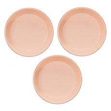 Elsso 塑膠花盆託盤, 粉紅色, 3個