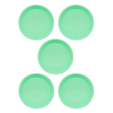 Elsso 塑膠花盆託盤, 綠色, 5個
