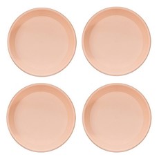 Elsso 塑膠花盆底盤, 粉紅色, 4個