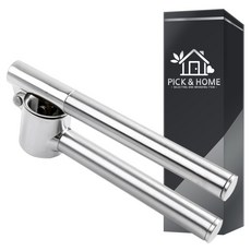 Pick&Home 高級304不鏽鋼搗蒜器, 單一顏色, 1個