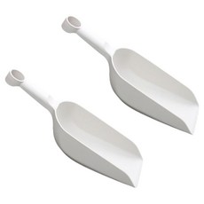 Homeflow 方便好挖園藝方形花苗鏟 象牙白 S, 2個