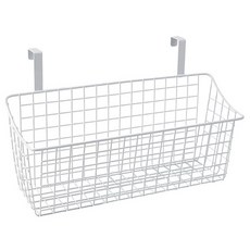 제이라이프 치코 와이어 깊은 걸이 바구니, 화이트, 1개