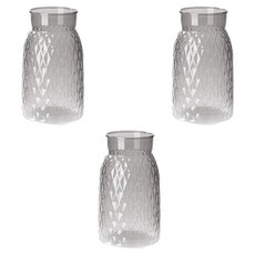 홈플로우 北歐風格桌面室內裝飾花瓶 D 3件組, 黑色