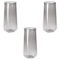 Homeflow 北歐風格餐桌室內裝飾花瓶 B 3入, 黑色