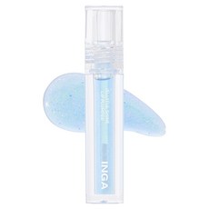 INGA Cosmetics 果凍光澤豐唇蜜, 藍色薄霧, 1個, 3.5g