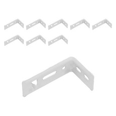 블라인드 꺽쇠 3.7 x 6.8 x 2.7 cm 10p + 목재피스 19mm 10p 세트, 1개, 화이트