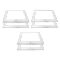 LED 사각 엣지 20W 센서등 220 x 220 x 18 mm, 화이트 + 주광색, 6개