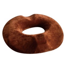 小麥購物 透氣椅墊 天鵝絨 C173 550g, 棕色, 1個