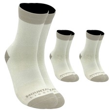 LIBERO 비아즈 패키지 사계절 기능성 등산 양말 3켤레 세트, 베이지, 1세트