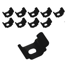 더원홈데코 커튼레일 조절 브라켓 소, 블랙, 10개