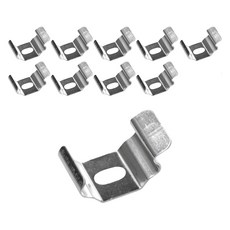 더원홈데코 커튼레일 스냅 브라켓 대 28 x 18 mm, 실버, 1개