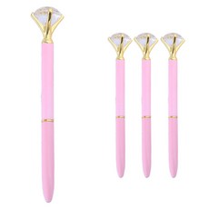 微笑流暢書寫禮物原子筆, 4個, 寶石金粉紅