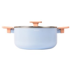 보나토 인덕션 트리아나 양수냄비, 블루, 1개, 24cm