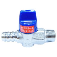 新多多小舖 超流量安全押轉瓦斯開關 遮斷流量 3.6m³/h, 1個, 單一顏色