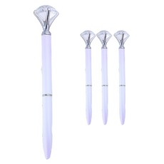 微笑流暢書寫禮物原子筆, 4個, 寶石銀白