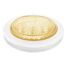 LED 원형 직부등 15W, 화이트 + 전구색, 1개
