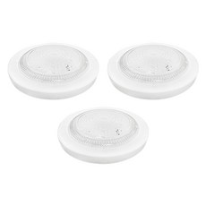 LED 방습 원형 직부등 15W, 화이트 + 주광색, 10개