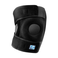 LP SUPPORT 雙彈簧支撐型護膝, 733CN-BK-F, 1個