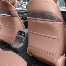 카에버 벤츠 호환 틈새수납 킥매트 킥커버 E클래스 24년 이후 모델 W214 운전석 + 조수석 풀커버 세트, 통카 브라운, 1세트