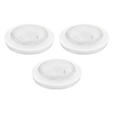 LED 원형 직부등 15W, 화이트 + 주광색, 3개