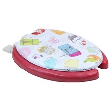 투투파파 에오스 쿠션 소프트 변기 커버 U형, 레드, 1개