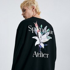 TNGT 寬鬆Atelier花朵大學T TNTS3F107