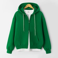 엠엔씨 남녀공용 베이직 3단 쭈리 후드집업 MDHD412DS