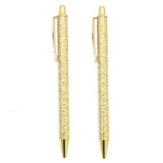 미소로운 글씨 잘써지는 펜, 비늘 골드, 2개