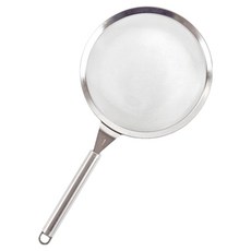 Kitchen Blooming 韓國製 不鏽鋼 304 銀色手柄 濾網勺, 1個