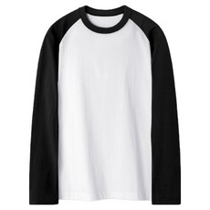 M.N.C 男款插肩袖長袖T恤 MDIT024UI