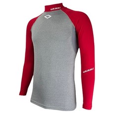 GOLDEAST 男款高性能運動涼感網眼布防風底層半高領長袖上衣