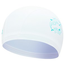 아레나 돌핀 실리코팅 수모 A5AC1AL06, WHITE, 1개