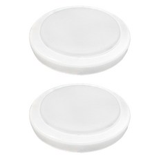 LED 방습 스마트 원형 직부등 15W 주광색, 화이트, 2개