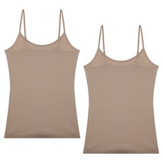 BODY GUARD 女性莫代爾彈性細肩帶背心 2件組