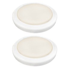 LED 방습 스마트 원형 직부등 15W 주백색, 화이트, 2개