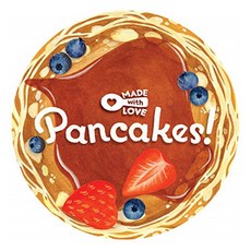 Chronicle Books Made with Love ： Pancakes!, 編年史書籍, 1個, 用愛做：煎餅！野豬
