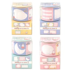 iiGEN 미피 뜯어쓰는 점착메모지 4종 세트, 혼합색상, 1세트