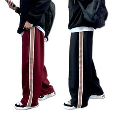 CONFIAR 男款側邊飾帶寬版運動褲 TC9520 2件組