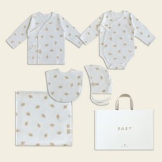 BABY&I 嬰幼兒四季肚衣 + 連身衣 + 包巾 + 圍兜 + 帽子禮盒組