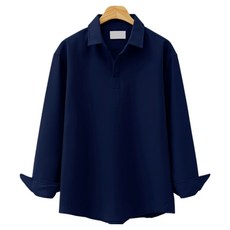 M.N.C 男女通用 防皺半開襟襯衫 MDLS068RW