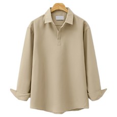 M.N.C 防皺半開襟襯衫 MDLS068RW