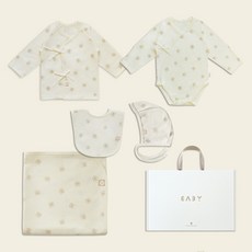 BABY&I 嬰幼兒四季肚衣 + 連身衣 + 包巾 + 圍兜 + 帽子禮盒組