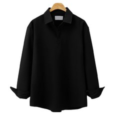 M.N.C 男女通用 防皺半開襟襯衫 MDLS068RW