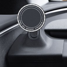 카에버 테슬라전용 틈새 맥세이프 마그네틱 휴대폰 거치대 모델 3 하이랜드 호환, 블랙, 1개