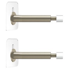 베이루 무타공 스프링 도어스토퍼 스톱, 그레이, 2개