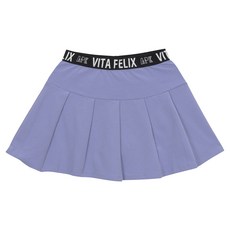 applepink 字母飾帶百褶裙 S101