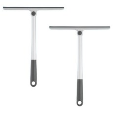 타미나요 깔끔한 물기제거 스퀴지 욕실 핸드 미니 청소 숏스퀴지, 2개, 화이트